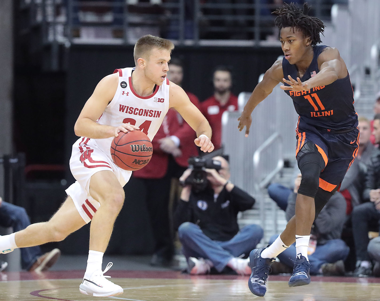 Fighting Illini 71, Badgers 70